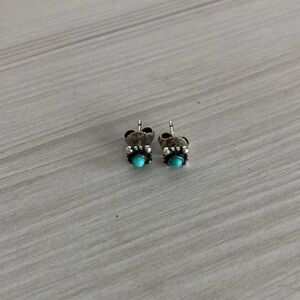James Avery turquoise studs
